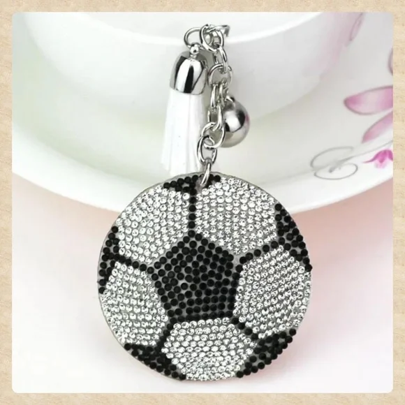 Accessories Sparkly Soccer Ball Puffed Purse Charm Poshmark